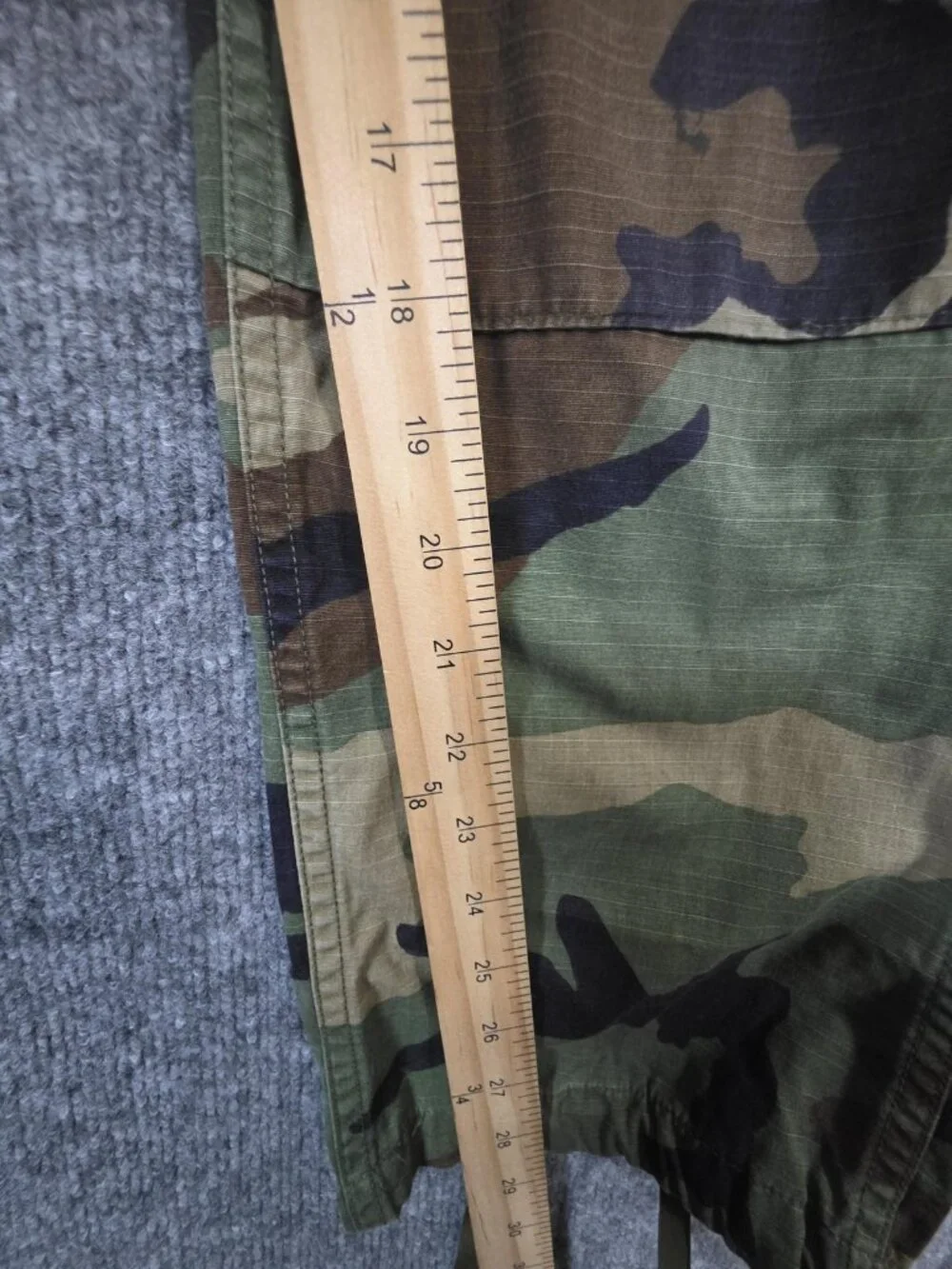 Propper Pants Mens XS Short Woodland Camo BDU Hot Weather Combat Cargo Military